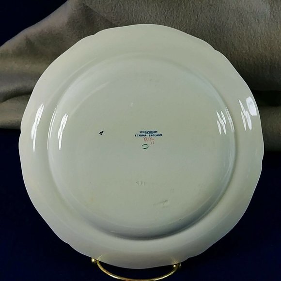Wedgwood Plate Floral Scalloped Rim Etruria England - Picture 8 of 8